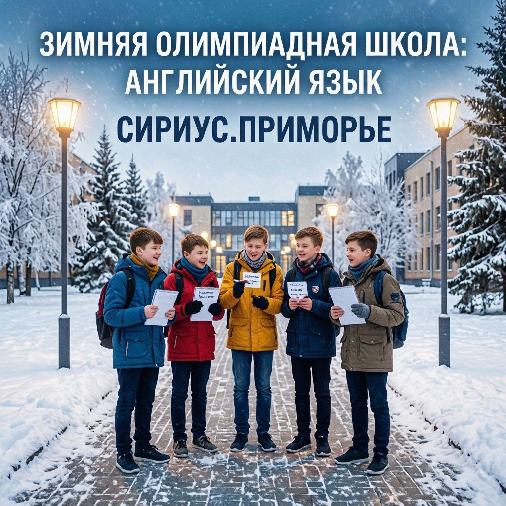 Очная образовательная программа-интенсив "Зимняя олимпиадная школа - Английский язык"